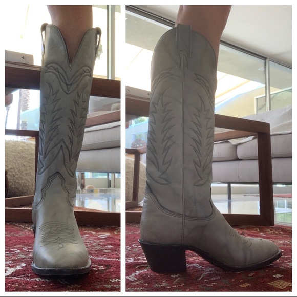 💛SOLD💛Alberta Boot Co Cowboy Boots 7 Canada 15” - Picture 7 of 7